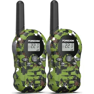 Walkie Talkies for Young studentWalkie Talkies Long Range for Boy & Girl Age 3 to 12 Year Old Birthday Cool Army Toys - 2 Pack