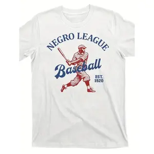 vintage league baseball black history month t shirt 1920 graphic tee 100 fit round neck short sleeve casual streetwear for men white -1