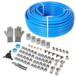 3/4" x 200ft Air Compressor Piping, High Quality PEX-AL-PEX Tubing, Air Hose Kit Air Compressor Accessories,Blue Tubing