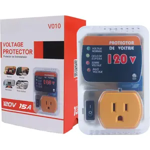 One Outlet Wall Plug Surge Protector  Protector for Refrigerators Against High and Low  Surge Protector for Home Appliances (ETL)