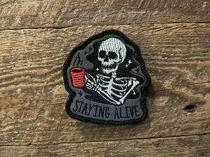 Skeleton Coffee Patch