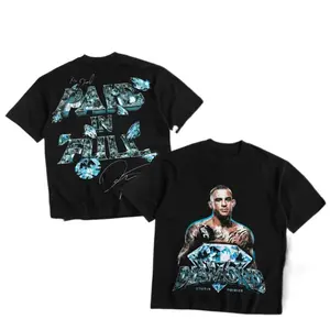 UNDISPUTED Dustin Poirier Diamond "PAID IN FULL" UFC 318 Heavy Cotton T-Shirt – Dustin Poirier Farewell Tour 2025, Retired Fighter Graphic Tee, MMA Fight Night Shirt, Fan Apparel, Pump Cover Shirt, Poirier vs Holloway 3 DTG Printed, Unisex Streetwear