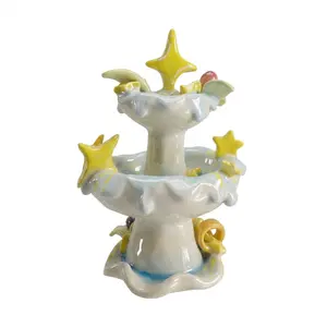 Handcrafted ceramic handicrafts , Unique,Cute, cozy desk/bookshelf piece—Best gifts for Christmas,for Dinner Table Party Living Room Office Bookshelf Entryway Apartment School Bedroom Decor Gift