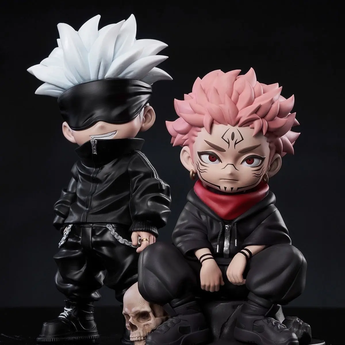 Jujutsu Kaisen 3-Character Figurine Doll Set - Satoru Gojo & Sukuna Extremely Detailed Statue Figurines for Collection, Gifting (Toys & Hobbies, No Box-1), Figurine Dolls