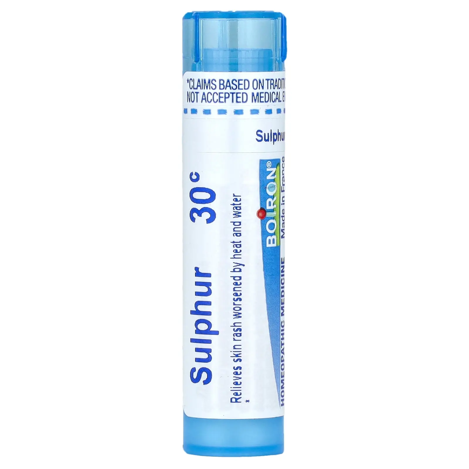 Boiron Sulphur, 30C, Skin Rash Relief, Approx 80 Pellets
