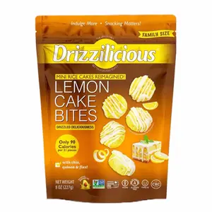 Drizzilicious Mini Rice Cakes – Light & Crispy Snack, 90 Calories per Serving, Multiple Flavors Available