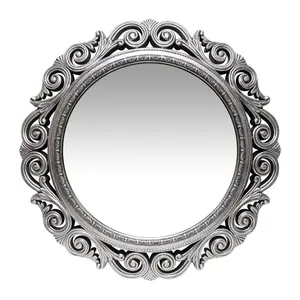 Infinity Instruments Antique-Look Silver Wall M irror, 22.5"