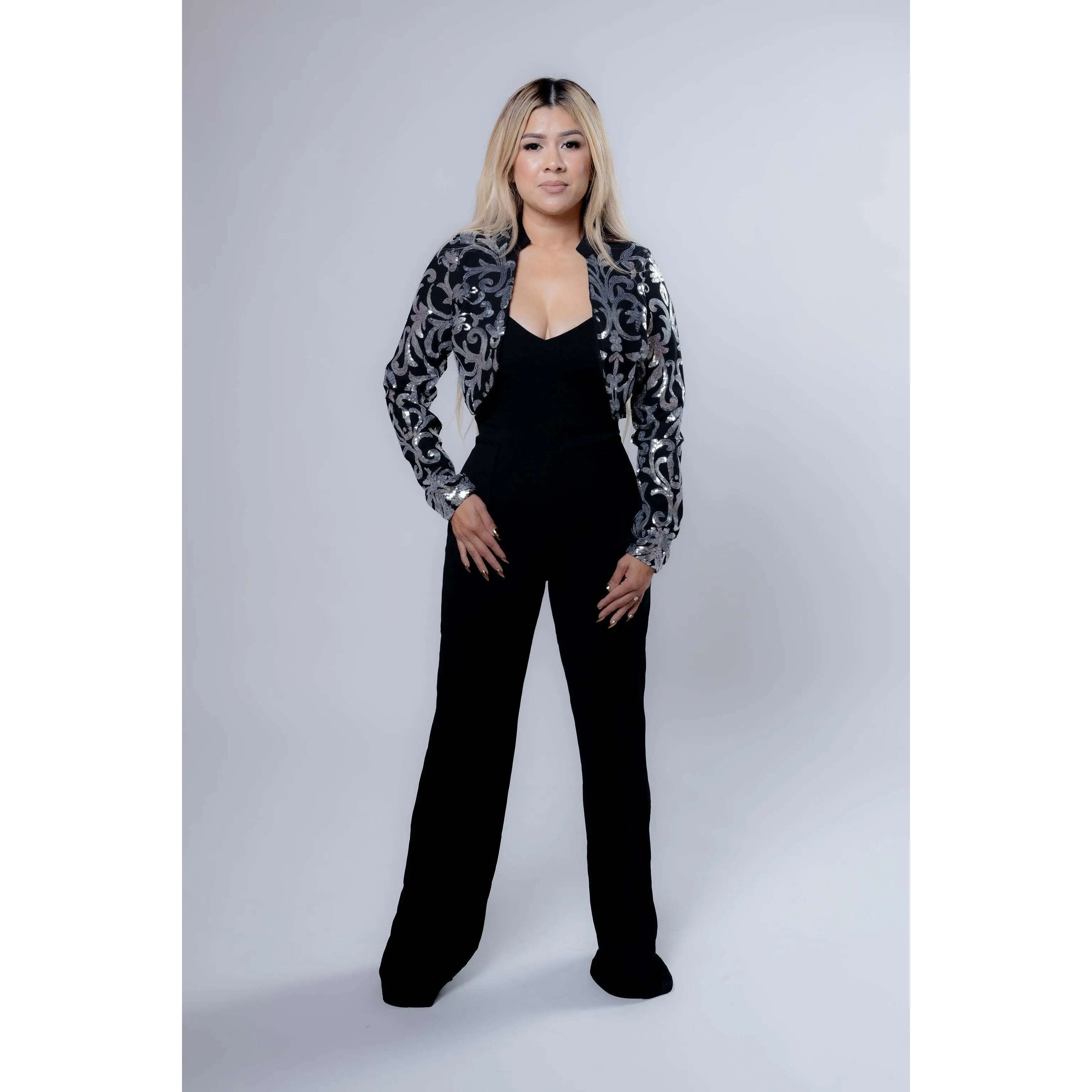 Black And Sparkle Jumpsuit