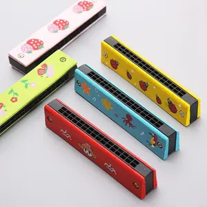 2 Pieces Play16 Mouth Organ Harmonica for Babies and Kids, Musical Instruments Gift for Beginners, Fun Parent-Child Playtime