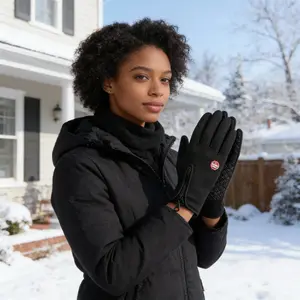 Insulated Winter Cycling Gloves with Touchscreen – For Cyclists, Commuters & Outdoor Riders, Ideal for Cold & Windy Days