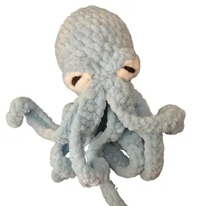Angry octopus keychain.Octopus  plush, cute keychain, gift idea, Christmas stocking stuffer crochet keychain