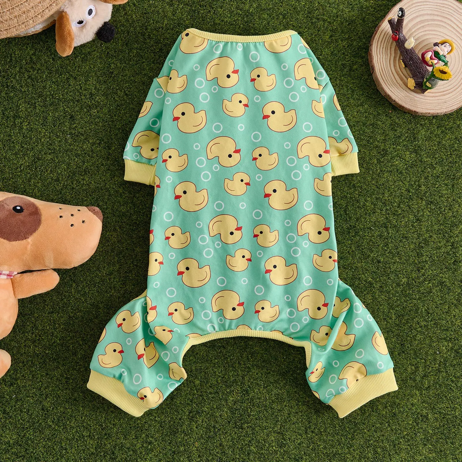 Dog cat autumn onesie four feet breathable soft comfortable home clothes All-Season French Bulldog Pajamas Soft Puppy Jumpsuits Set