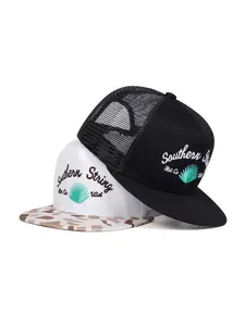 Unisex Southern String Embroidered Baseball Cap, Adjustable Sun Protection Hat, Casual Fitted Woven Fabric, Spring & Fall Outdoor Travel, Adjustable Snapback Cap