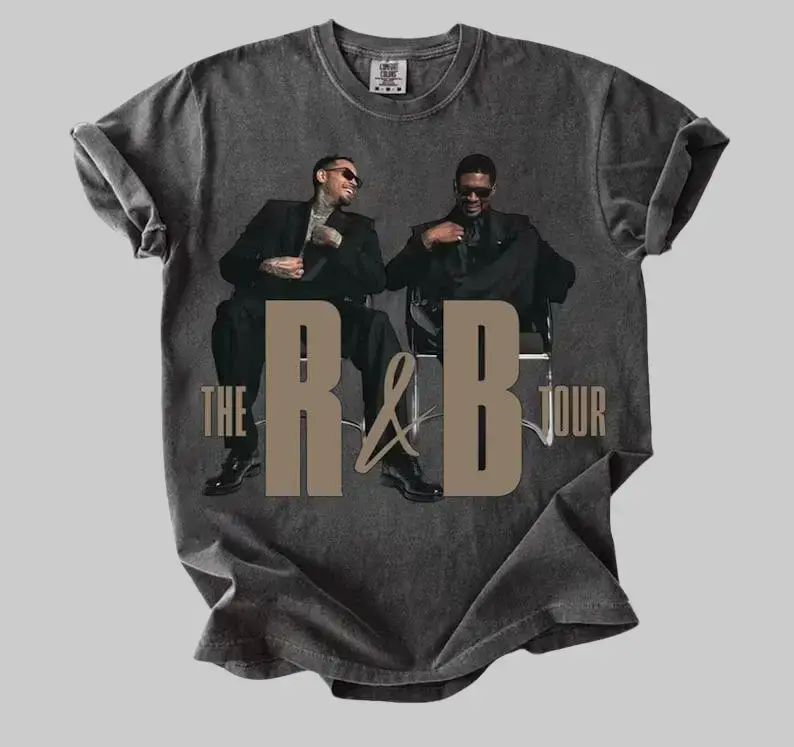Comfort Colors Ch.Brown Usher Raymond The R&B Tour 2026 Unisex Tee