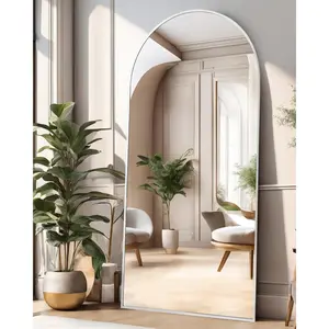 Floor Mirror, Full Length Mirror with Stand, Arched Wall Mirror, 27"x71"Mirror Full Length, Floor Mirror Freestanding, Wall Mounted Mirror for Bedroom Living Room,