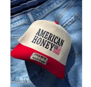 American Honey Embroidered Baseball Cap - Men's Snapback Hat, Adjustable Elastic, Assorted Colors, Snapback Hats, Men's Snapback Hats