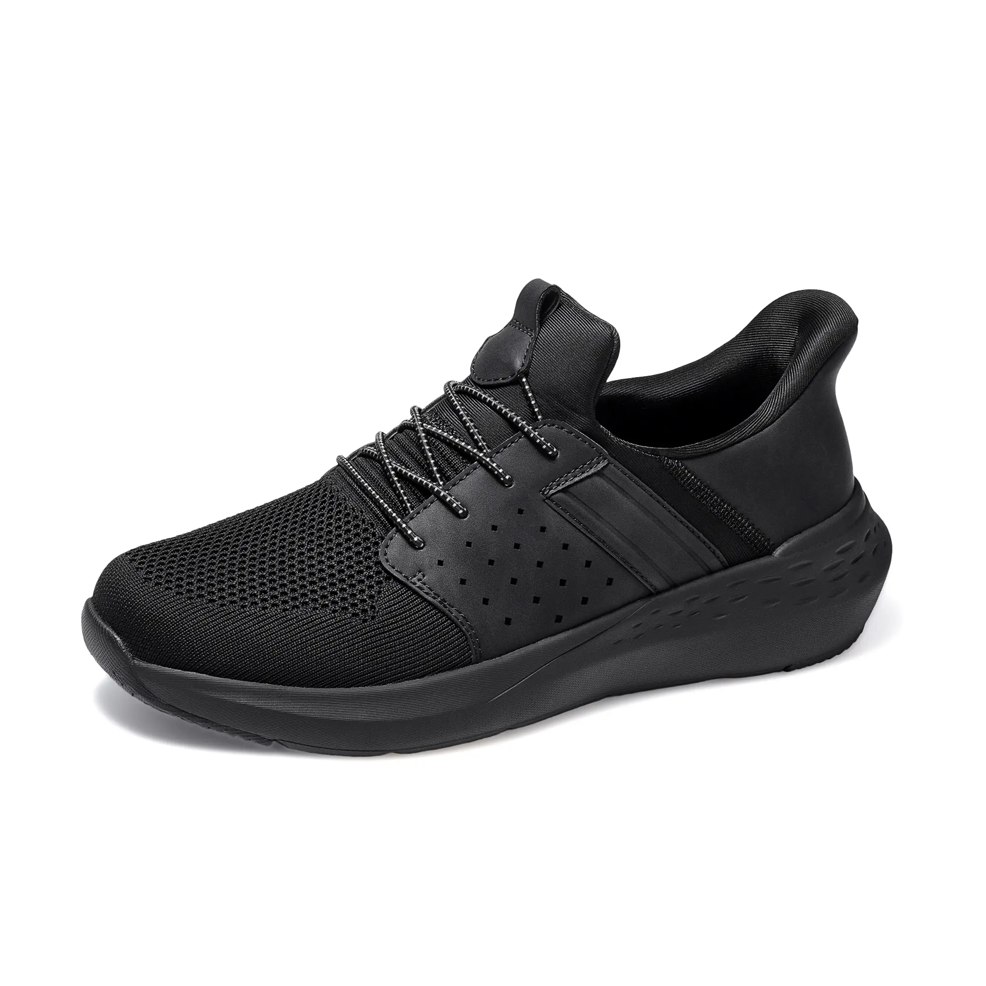 BRUNO MARC Men's Casual Loafers, Hands-Free Slip On Breathable Knit Fabric Walking Shoes, Lightweight Footwear for Daily Wear, Breathable Shoes, Male, Casual Slip-Ons & Flat Shoes