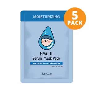 Daeng Gi Meo Ri  EGG PLANET Hyalu Serum Mask 5 pack 22ml