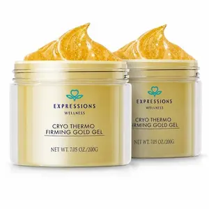 【Buy one get one free】15-Day Fast-Acting Anti Cellulite Sculpting & Tightening Burn Gold Massage Cream | Cryo Thermo cellulite remover for legs ,Belly & Arm| WELLENESS，Refreshing Formula | Unisex Body Contouring Treatment for Men & Women |200 G