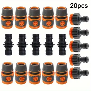 Durable Garden Hose Connector Kit, Water Hose, Quick-Release Dual Hose Extensions, &, Ideal for Lawn Irrigation Systems