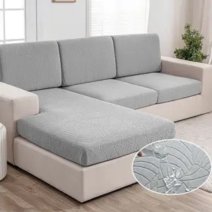Modern L-Shaped Sofa Set, Queen Anne Backrest Cushion, Pet-Friendly Non-Slip, Durable Fabric, Multiple Sizes Available