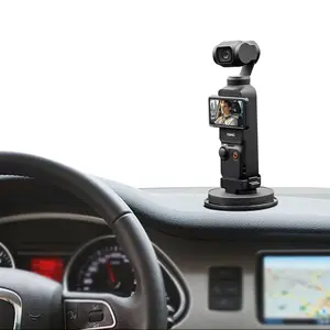 for Dji Pocket 3/4 Magnetic Extension Adapter Stand, Car Vacuum Desk Base Accessory, Compatible with Dji Pocket 3/4, Magnetic Mounting