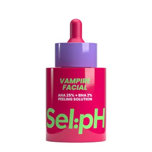 Sel:pH Vampire Facial AHA 25% + BHA 2% Peeling Solution with Glycolic Acid, Salicylic Acid + Lactic Acid