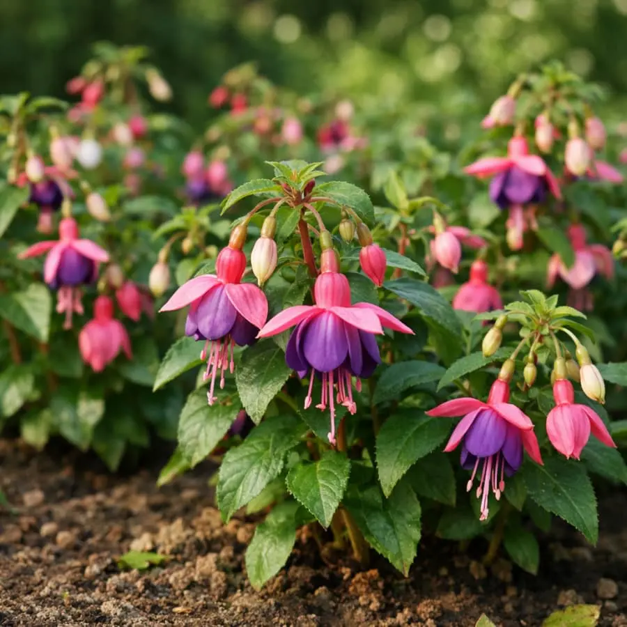 Fuchsia Flower Seeds – Hanging Flower Seeds for Garden, Easy Grow Decorative Plants