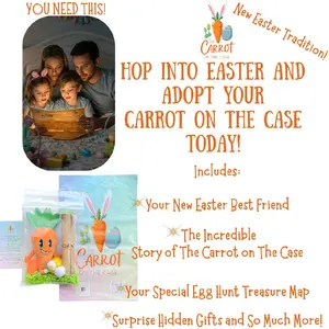 Easter Gift For Kids and th family! The Carrot On The Case!  Viral Easter! You NEED this! Tap to see why! Let the Easter Magic Begin!