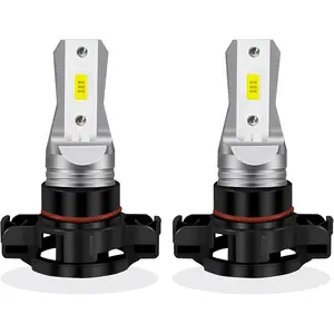 [AUTEY]H16 LED Fog Light Bulbs (5202 / 5201 / PS24W Compatible), 4000LM Super Bright 6000K White, Plug & Play Fog Light Replacement for Cars, Trucks, SUVs – Pack of 2