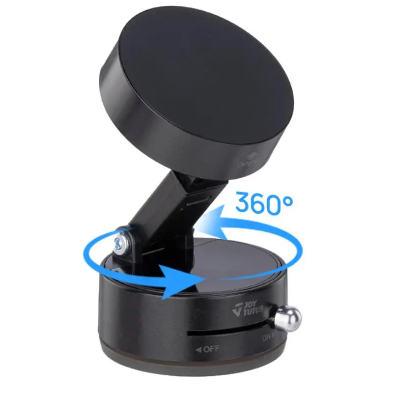 【TikTokShopBackToSchool】JOYTUTUS 2026 360° Rotatable Vacuum Suction Car Phone Holder Universal for Apple & Android with Powerful Suction GPS Navigation Hands-Free Calls Compact Design