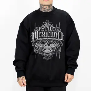 Mexicano Chicano Clothing, Lowrider Clothing, Chicana Art, Gangster Clothes, Cholo Outfit Cotton Fabric Menswear Casual, Streetwear Hoodie