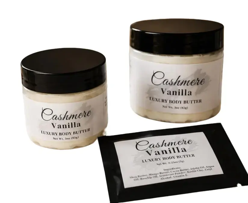 Luxury Body Butter - Non-Sticky Argan-Infused Moisturizer for Dry Skin, Fast-Absorbing Shea, Mango & Cocoa Butter Blend, Handmade Skincare with Berry, Bright, Floral & Calming Scent Options for Soft, Smooth Hydration