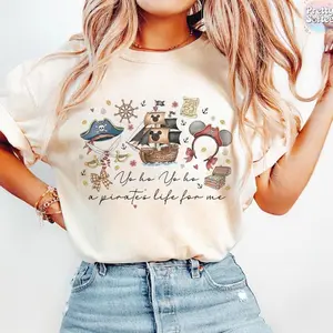 Youth And Adult Coquette Bow Yo Ho Yo Ho A Pirate Life For Me T-Shirt, Magic Kingdom Pirates Shirt, Cruise Pirate Night Tee, Gift