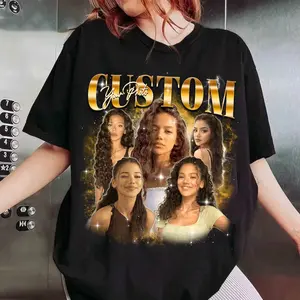 Custom Bootleg T-Shirt, unisex T-shirt, Shirt With Girlfriend Face, Custom Photo Vintage T Shirts, Custom Your Own Bootleg Idea, Women's Custom Tee