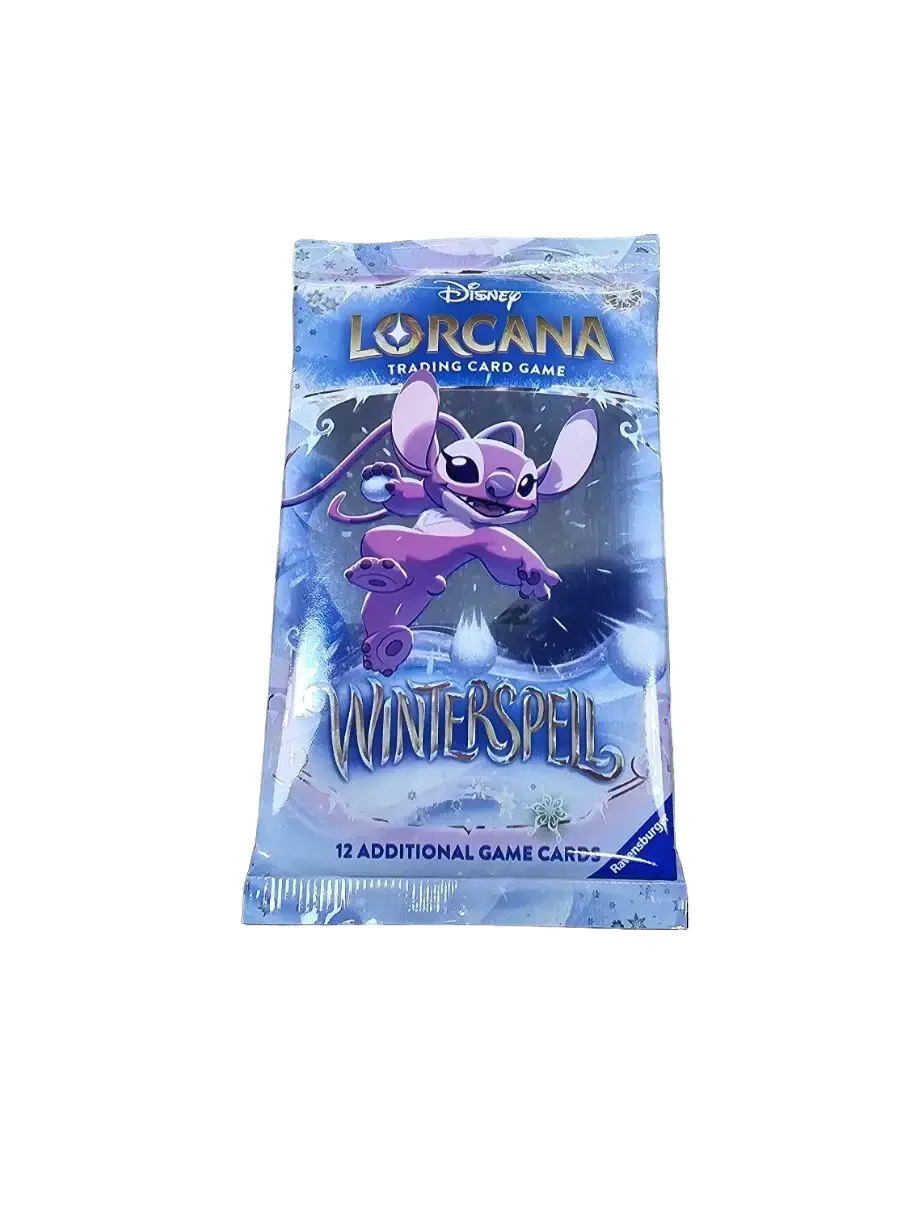 (1) Lorcana Winterspell Single Pack, Authentic Sealed TCG Collectible Cards