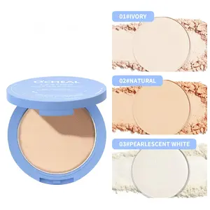 Matte face powder Pressed Finishing Powder Cosmetic Setting Powder waterproof oil control lasting flawless natural makeup effect to create a perfect look
