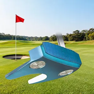 Tungsten Weighted Precision Putter, Right-Handed CNC Milled Golf Putter, Low CG Tungsten Counterweight Putter with Alignment Aid Line, Oversized Grip and Stainless Steel Shaft for Precision Golf Putting