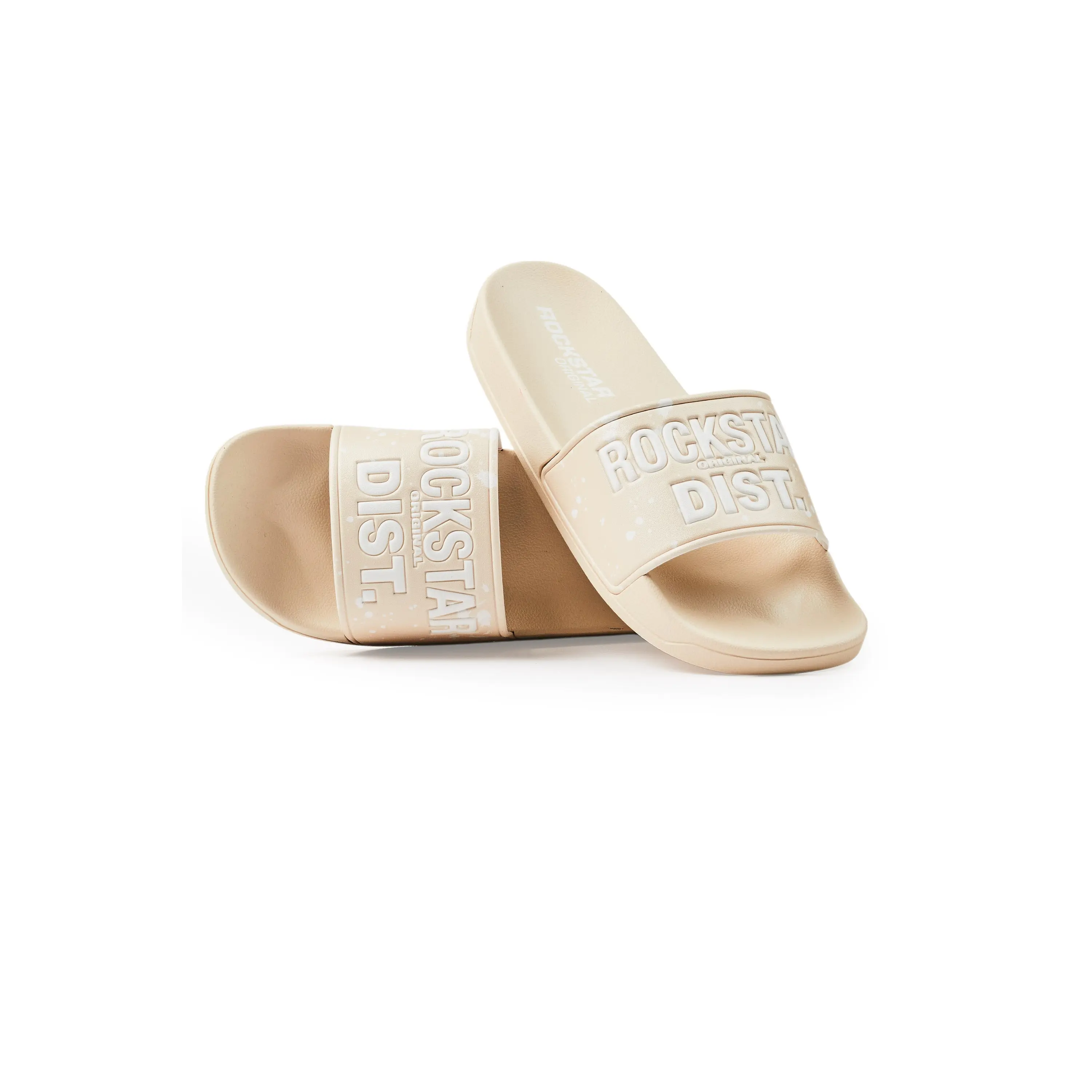 Raffer Beige Graphic Slides Raffer Beige Graphic Slides