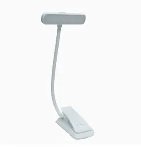 Rechargeable 24 LED Book Light for Reading in Bed Clip On Lamp Eye Care Glare Free with 3 Color Modes Stepless Brightness 360 Adjustable Flexible Neck Long 80 Hours Runtime Lightweight Design