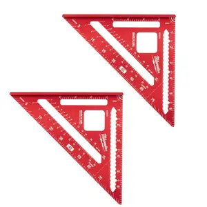 2 Pack  7 in. Aluminum Alloy Rafter Square