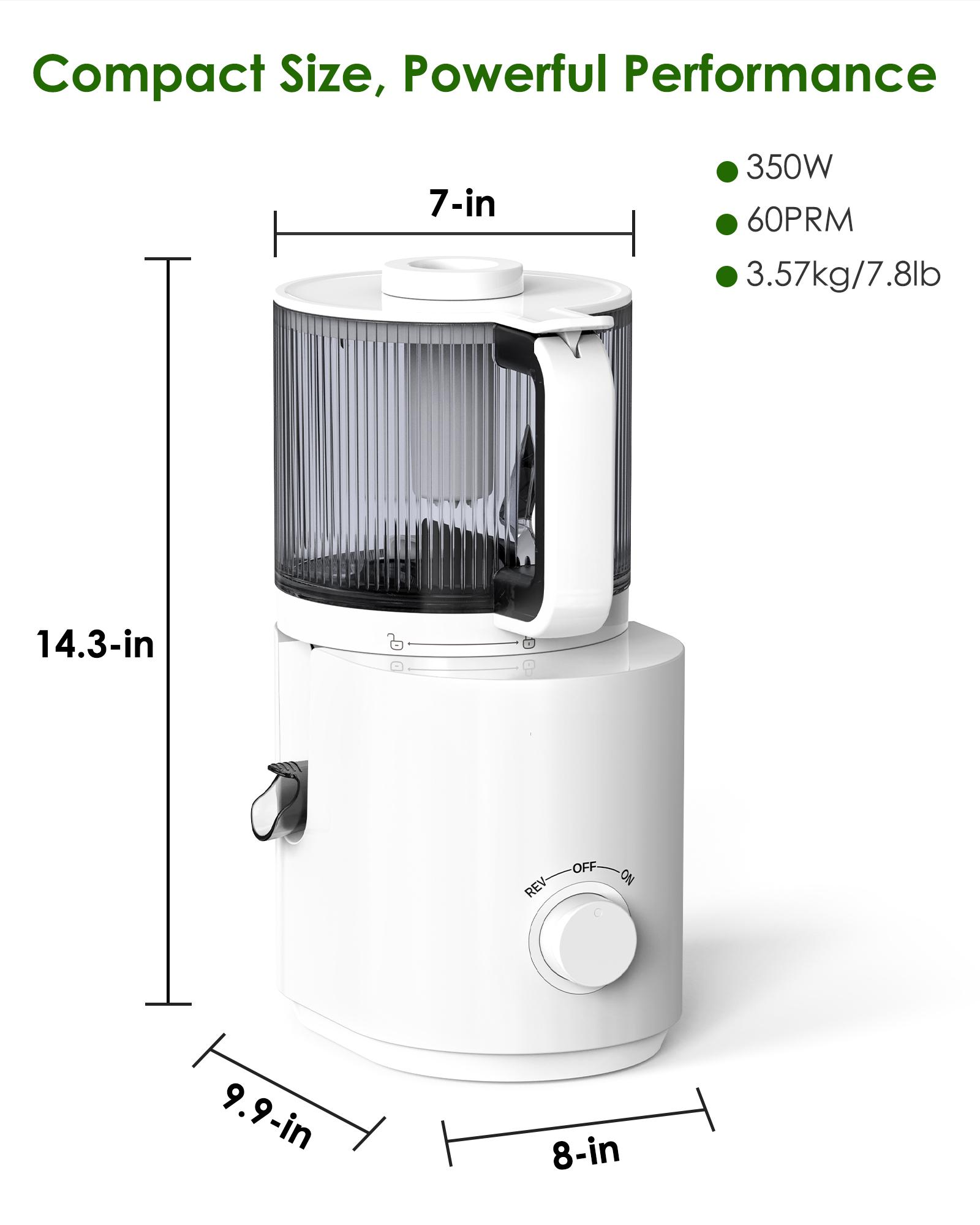 3-in-1 Masticating Juicer Machine - Kitchen Appliances with 7-in Wide Feed Chute, 6.5-in Digital Touch-Screen, 120oz Large Capacity, Whole Fruit & Vegetable Juicing, Sorbet & Nut Milk Making, Easy to Clean, Gift for Adults 3-in-1 Masticating Juicer Machine - Kitchen Appliances with 7-in Wide Feed Chute, 6.5-in Digital Touch-Screen, 120oz Large Capacity, Whole Fruit & Vegetable Juicing, Sorbet & Nut Milk Making, Easy to Clean, Gift for Adults