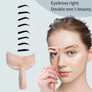 Three-Point Positioning Balance Eyebrow Ruler, Easy-to-Use Eyebrow Shaping Tool, Ideal for Microblading and Precise Brow Designs, Cosmetics Makeup Tools