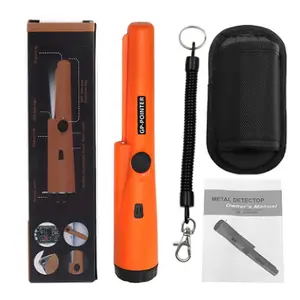 Waterproof Handheld Metal Detector, Professional Waterproof Handheld Pointer Stick, Precise Positioning Detector Probe with Belted Holster, Lightweight Design, Metal Detector Pinpointer