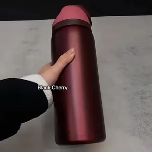 OW (Black Cherry) — Double-Walled Vacuum-Insulated Stainless Steel Tumbler | Cold-Retaining & Portable | 32oz Capacity | Ideal for Sports, Fitness, Travel, Office, and On-the-Go Use