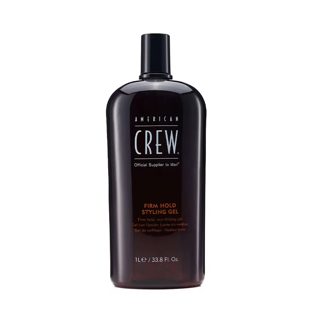 American Crew Firm Hold Styling Gel, High Shine and Thickening Haircare with Vitamin B5, Non-Flaking Dual Polymer Formula, 33.8 oz, Styling Hair Gel, Scalp Health, Thickens Hair, 33.8Oz, Bottle, Citrus, Acetyl Cedrene, Thickened Hair