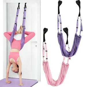 Yoga Stretching Rope,Leg Stretcher Strap,Yoga Hammock with Door Anchor, Yoga Door Swing,Backbend Training Rope Flexibility Trainer for Fitness Dance Aerial Ballet