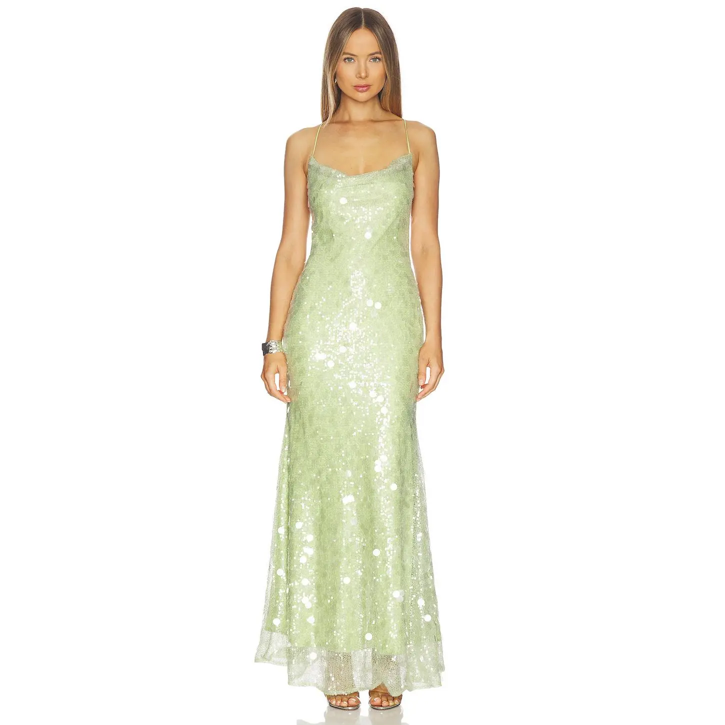 DELFI Janna Dress in Lime