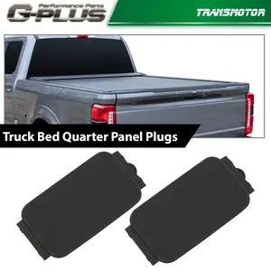 G-PLUS 2Pcs Factory Truck Bed Rail Cap Bedrail Insert Plug Box Fit For Ford F150 F250 Upgraded Version