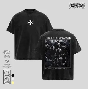 Black Templars, "No Pity, No Remorse, No Fear" T-Shirt, Warhammer40k, Rogal Dorn, Unisex Tee, Gaming Shirt, Hoodie , Warhammer Apparel